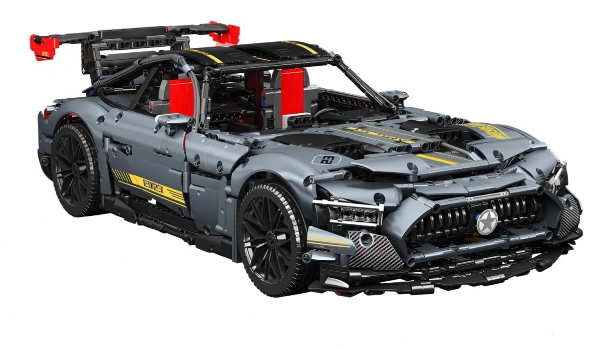 Конструктор Mould King Models 13123 AMG GT Shadow Sports Car, 2872 детали, Серый. Фото 2