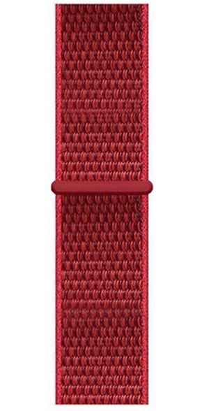 Ремешок нейлоновый для Apple Watch 44/45/46/49мм, Красный. Фото 1