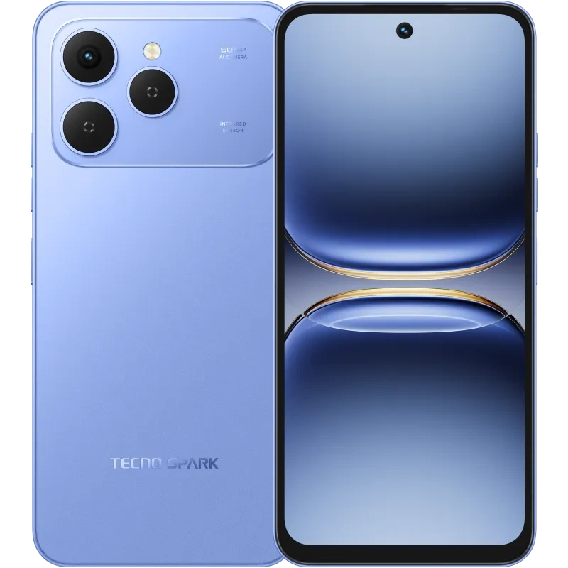 Смартфон Tecno Spark 40 8/256Gb Mirage Blue. Фото 1