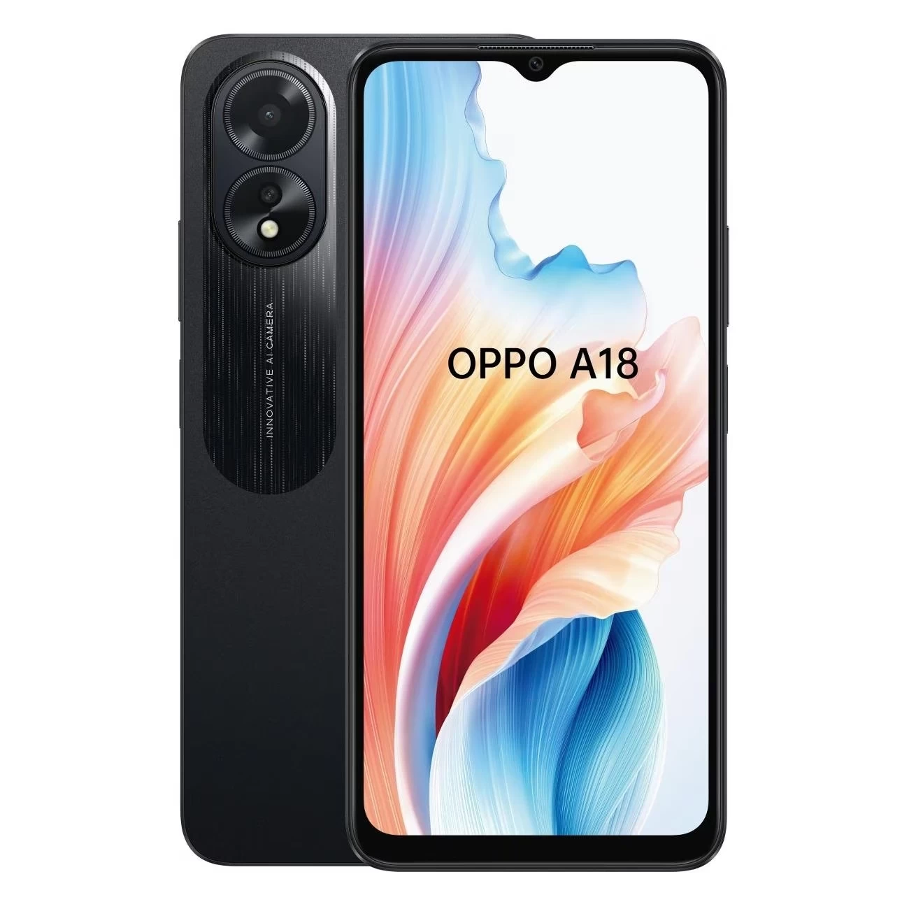 Купить черный смартфон Oppo A18 4/128GB в городе Краснодар