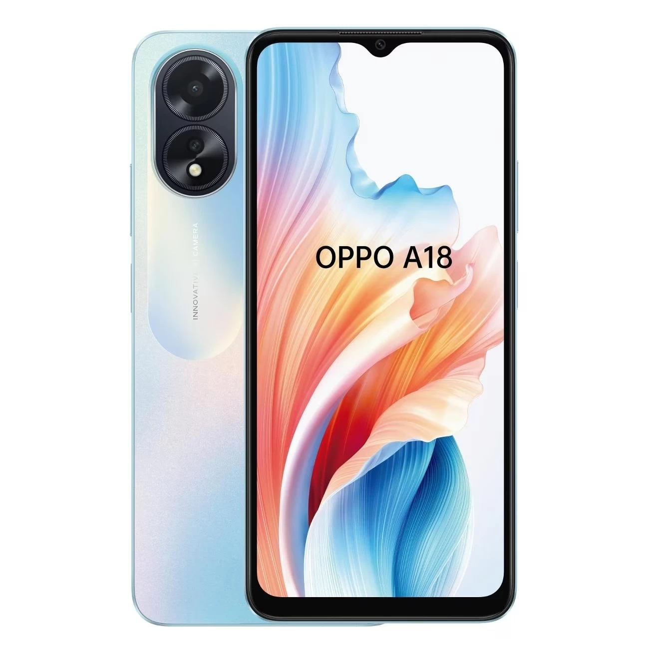 Купить смартфон Oppo A18 4/128GB в голубом цвете в городе Краснодар