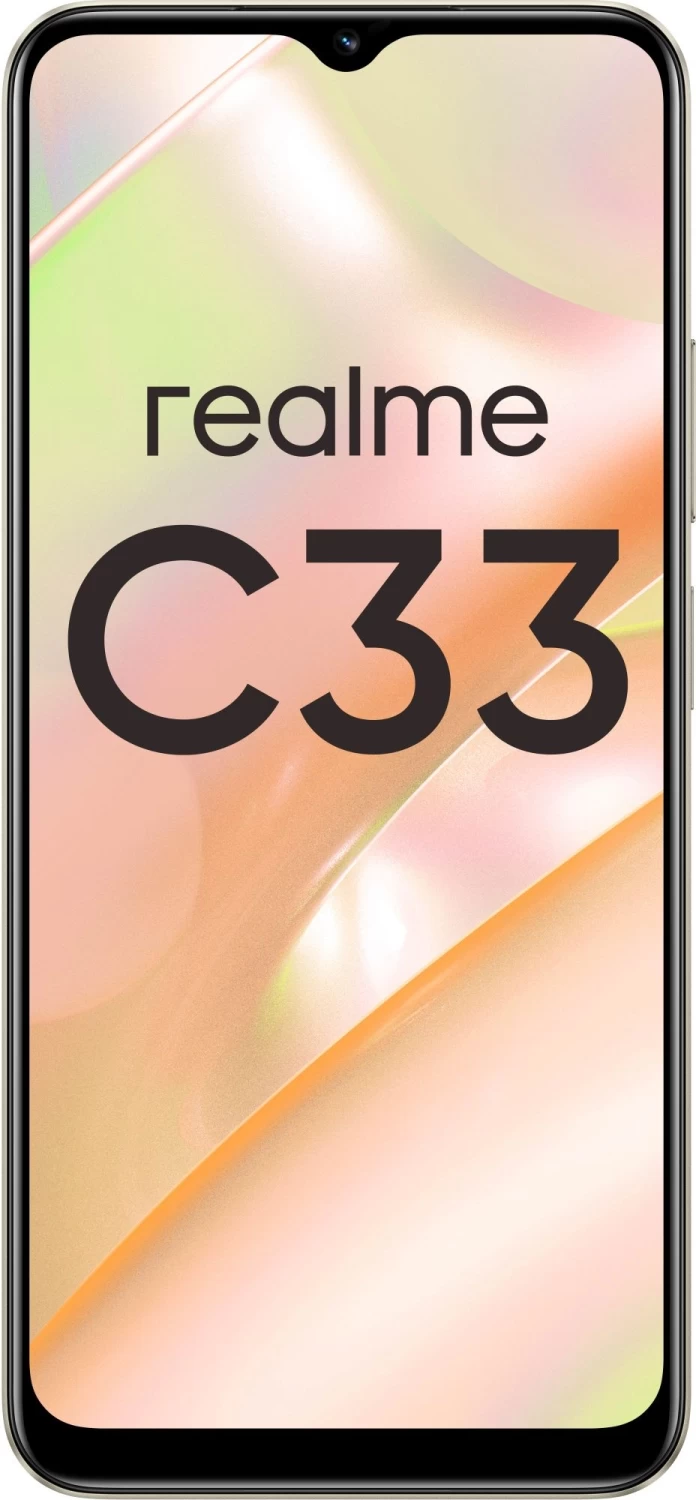 Купить смартфон Realme C33 4/128GB в цвете Sandy Gold в городе Краснодар