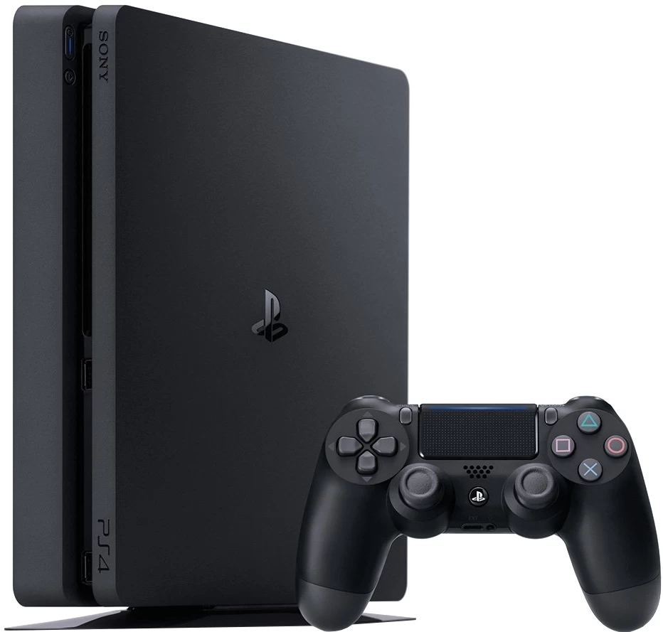 Купить черную игровую приставку Sony PlayStation 4 Slim 500GB в городе  Краснодар