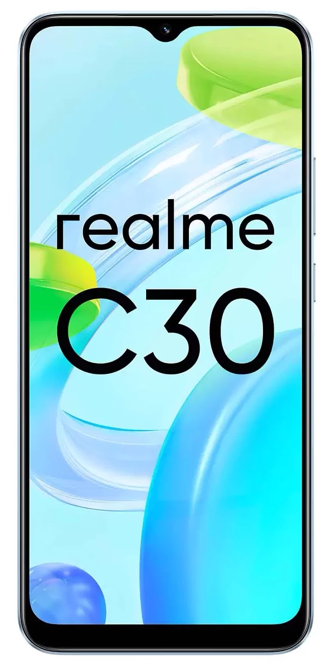 Смартфон Realme C30 4/64Gb Голубой (RMX3581)