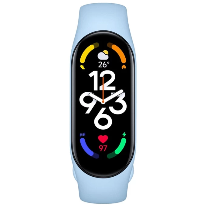 Фитнес-браслет XiaoMi Mi Smart Band 7, Светло-голубой (BHR6003CN)
