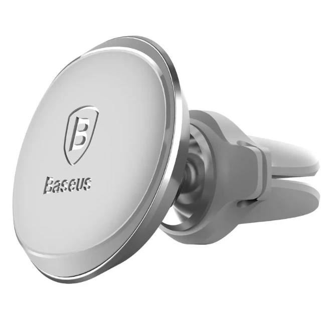 Держатель Baseus C01 Magnetic Phone Holder (Air Outlet Version), Белый (SUCC000102)