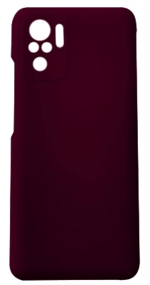 Накладка Silicone Case Logo для Redmi Note 10/10S/M5s, Винная
