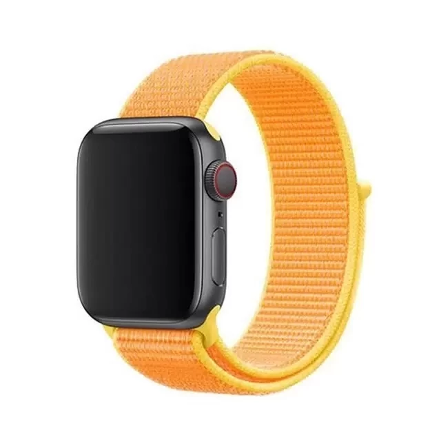 Ремешок нейлоновый для Apple Watch 42/44мм, Жёлтый