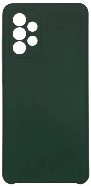 Накладка Silicone Case Logo для Samsung Galaxy A13, Тёмно-зелёная