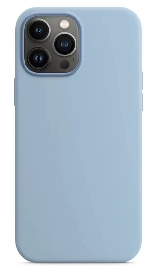 Чехол Silicone Case With MagSafe для iPhone 13 Pro, Blue Fog