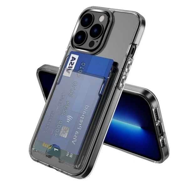 Накладка Pocket Case для iPhone 15 Pro Max, Прозрачная