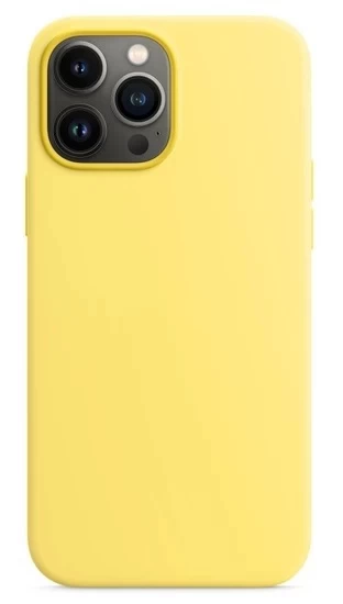 Чехол Silicone Case With MagSafe для iPhone 13 Pro Max, Lemon Zest