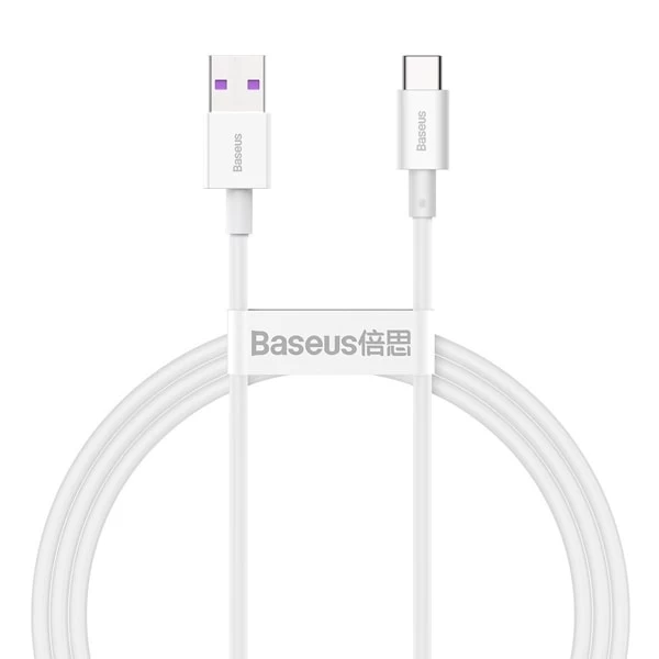 Кабель Baseus Superior Series Fast Charging Data Cable USB to Type-C 66W 1м, Белый (CATYS-02)