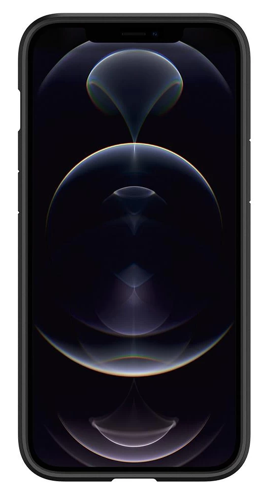 Накладка Spigen Ultra Hybrid для iPhone 12 Pro / iPhone 12, Матовый чёрный (ACS01703)