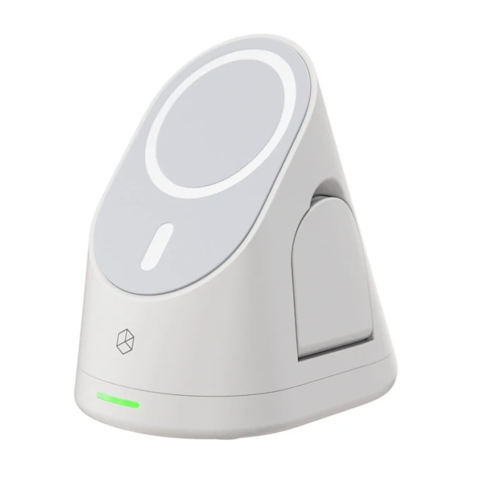 Беспроводное зарядное устройство Breaking DS06 3in1 Qi 20W, White