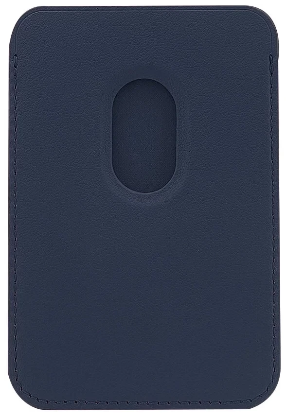 Чехол-бумажник Leather Wallet MagSafe для iPhone, Baltic Blue