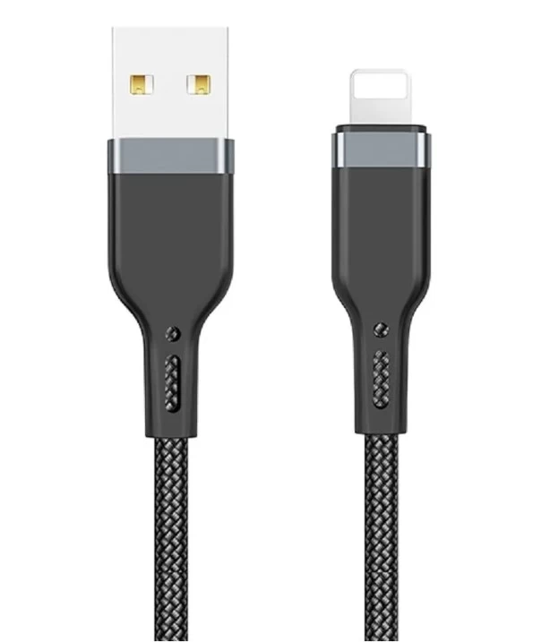 Кабель Wiwu Lightning to USB PT01 3м, Чёрный