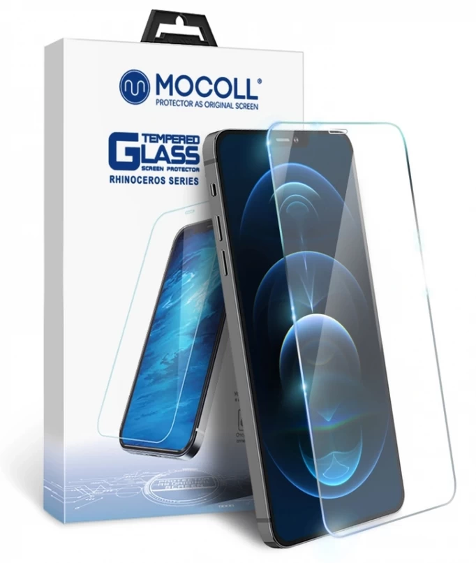 Защитное стекло Mocoll Platinum Series 3D MIX для iPhone 12 Pro Max, прозрачное