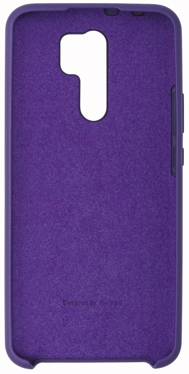 Накладка Silicone Case для Redmi 9, Фиолетовая
