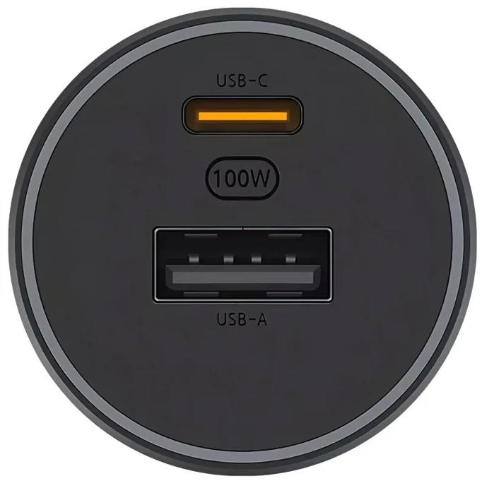 Автомобильное зарядное устройство XiaoMi Car Charger 100W (CC07ZM), Чёрное