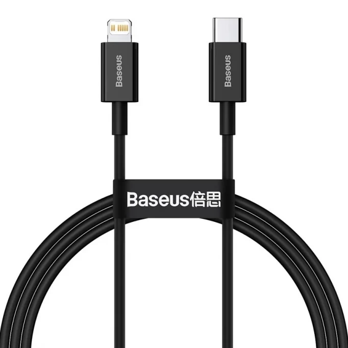 Кабель Baseus Superior Series Fast Charging Data Cable Type-C to iP PD 20W 2m, Чёрный (CATLYS-C01)