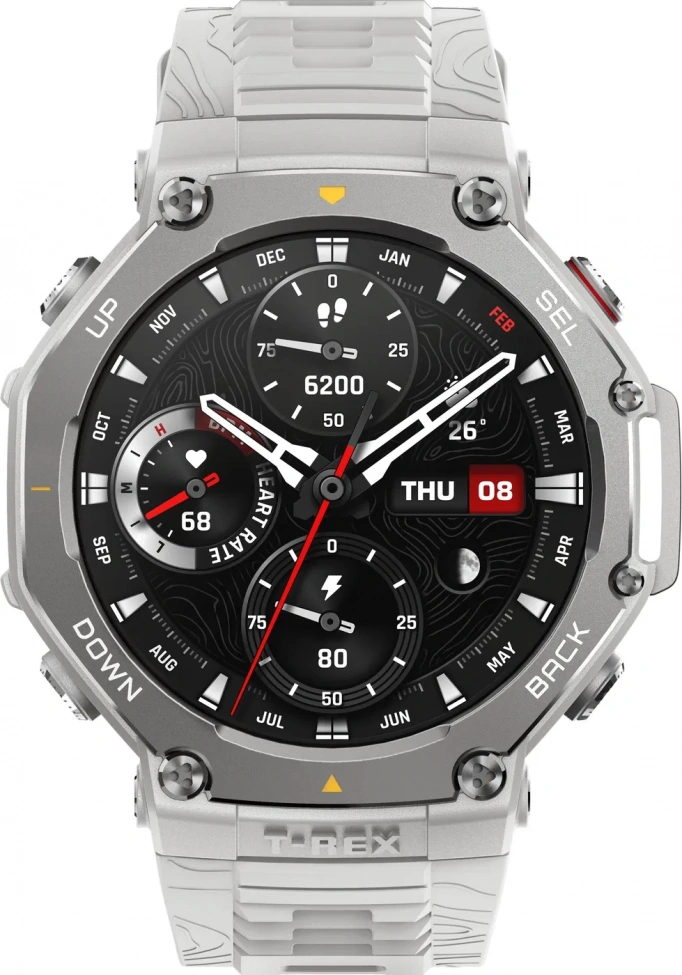Brotect Pellicola Vetro Per Amazfit T-Rex (3 Pezzi) | AirGlass 9H Anti Graffio E Anti Impronta, Made In Germany - 2