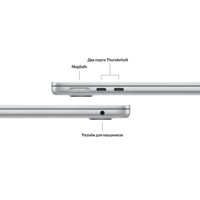 Apple MacBook Air 13" 2024 Silver (MRXR3) (M3 8C, 8 ГБ, 512 ГБ SSD)
