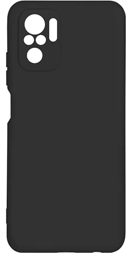 Накладка Silicone Case для Redmi Note 10/10S/M5s, Чёрная