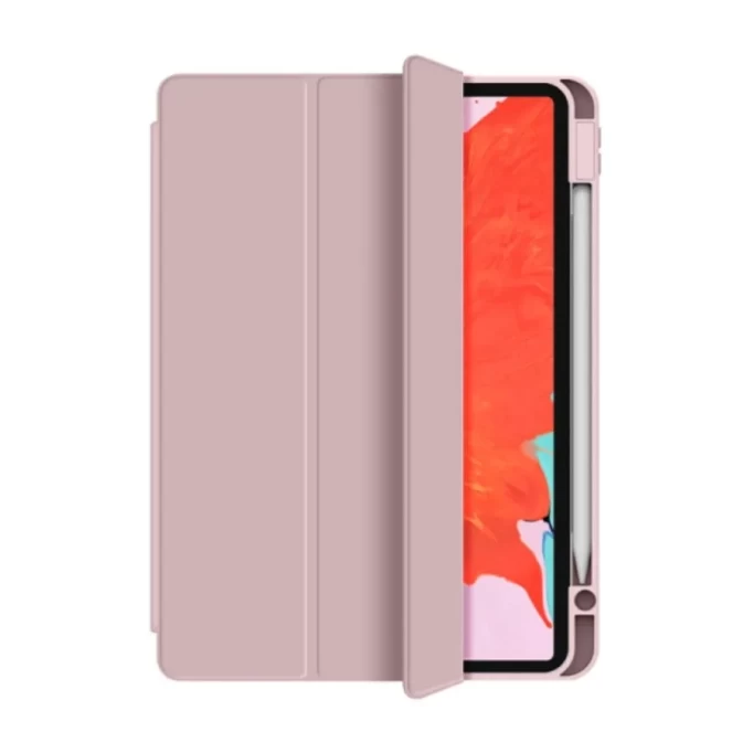 Чехол Wiwu Protective Case with pencil holder для iPad 10.9" (2022), Розовый