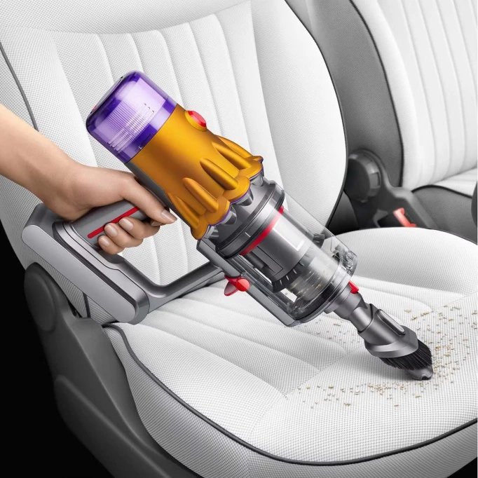 Беспроводной пылесос Dyson V12 Detect Slim Absolute, Yellow/Nickel (SV46)