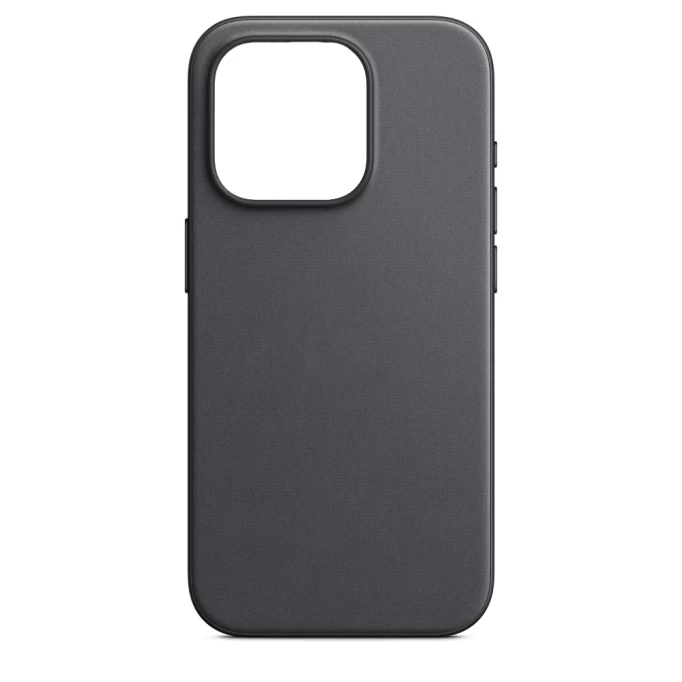 Накладка FineWoven Case with MagSafe для iPhone 15 Pro Max, Чёрная
