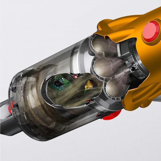 Беспроводной пылесос Dyson V12 Detect Slim Absolute, Yellow/Nickel (SV46)