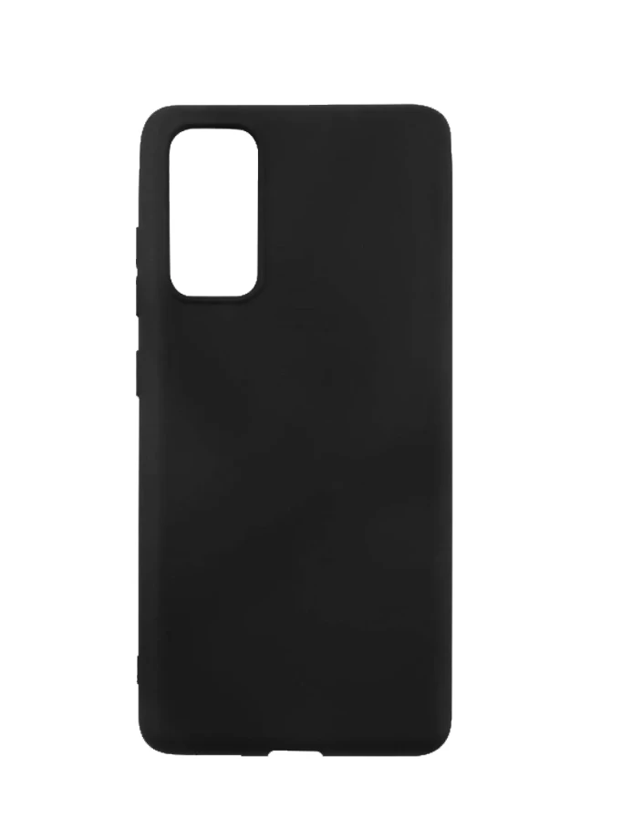 Накладка Silicone Case Logo для Samsung Galaxy S20 FE, Чёрная