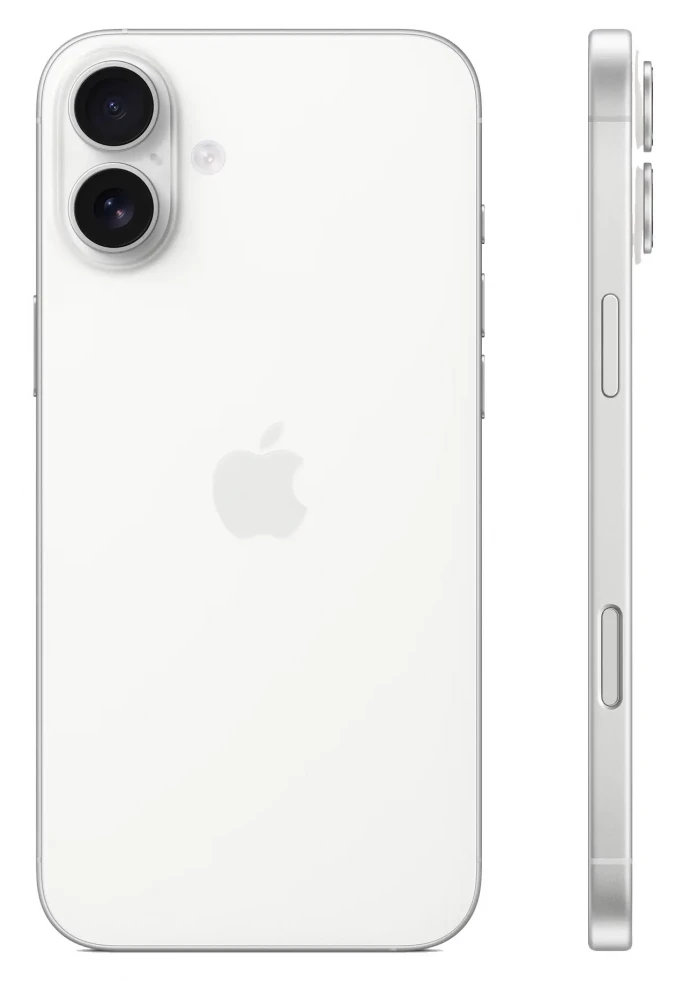 Смартфон Apple iPhone 16 128Gb White (eSIM+SIM)