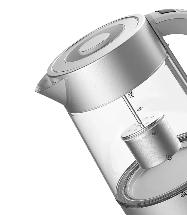 Электрический чайник Deerma DEM-SH50W, Silver