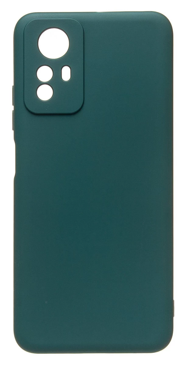 Накладка Silicone Case Logo для Redmi Note 12S 4G, Тёмно-зелёная