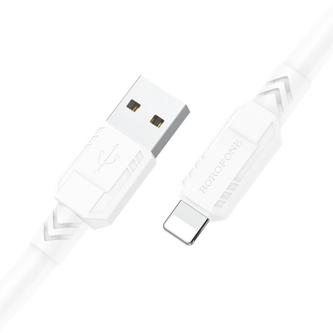 Кабель Borofone BX81 Goodway Charging USB for Lightning 1м, Белый