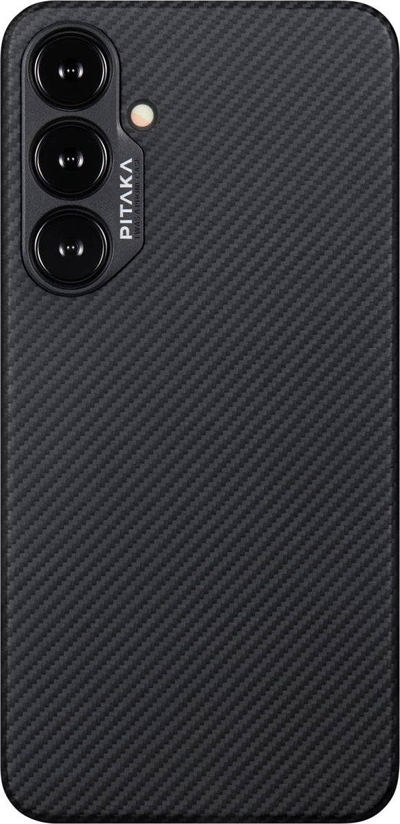 Накладка Pitaka MagEZ Case 4 для Samsung Galaxy S24+, Black/Grey (KS2401S)