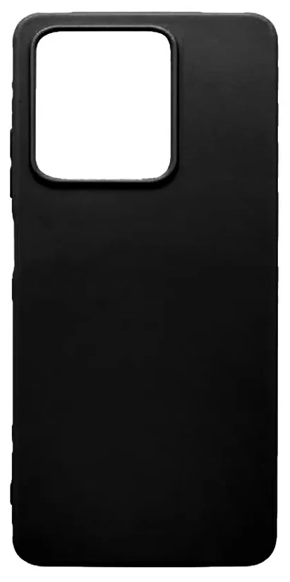 Накладка Silicone Case Logo для Redmi Note 13 Pro 5G/ Poco X6, Чёрная