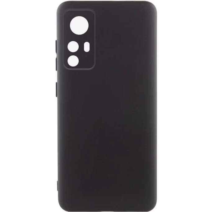 Накладка Silicone Case Logo для Redmi Note 12S 4G, Чёрная