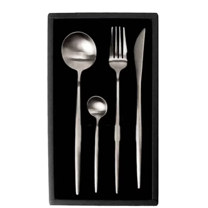 Набор столовых приборов Maison Maxx Stainless Steel Cutlery Set, Cеребристый (CYZ-001Y)
