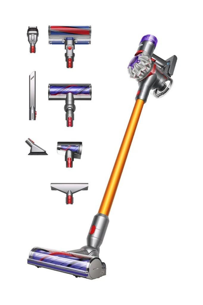 Беспроводной пылесос Dyson V8 Absolute (SV25), Nickel/Yellow
