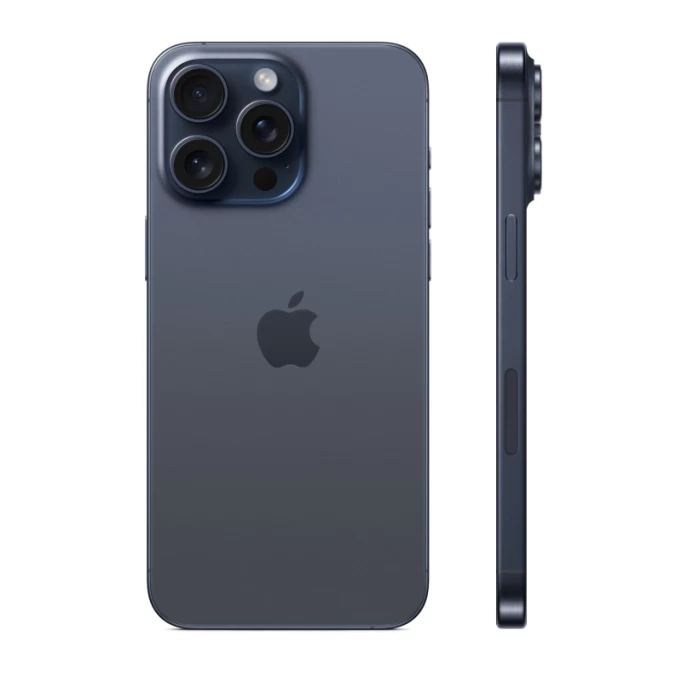 Смартфон Apple iPhone 15 Pro Max 256Gb Blue Titanium (eSIM+SIM) (Уценённый товар)