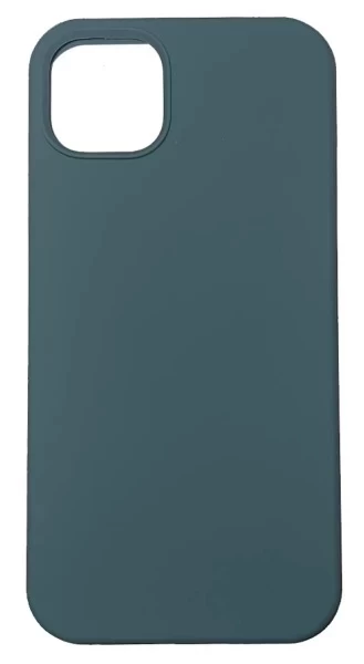 Накладка Silicone Case для iPhone 15 Pro Max, Оливковая