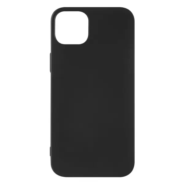 Накладка Silicone Case для iPhone 14 Plus, Чёрная