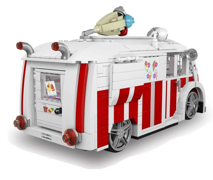 Конструктор Mould King Creative Idea 10039. Ice Cream Truck, 1078 деталей
