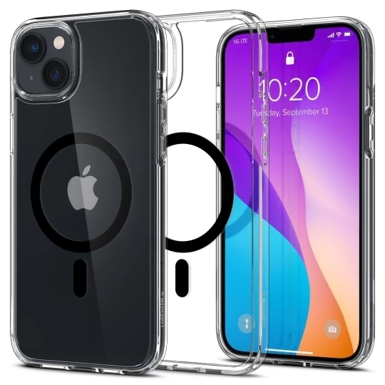 Чехол Spigen Ultra Hybrid Mag MagSafe для iPhone 14, Чёрный (ACS05049)
