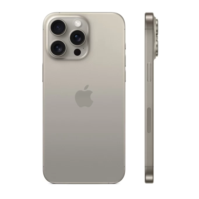 Смартфон Apple iPhone 15 Pro 512Gb Natural Titanium (eSIM+SIM) (Уценённый товар)