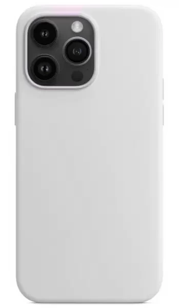 Накладка Silicone Case для iPhone 14 Pro, Бледно-лиловая