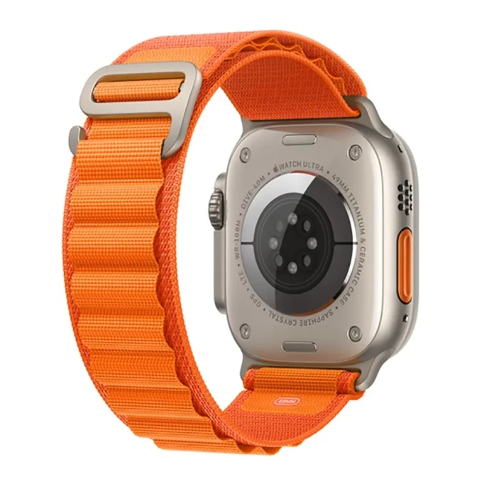 Ремешок Alpine Solo Loop для Apple Watch 38/40/41мм, Оранжевый